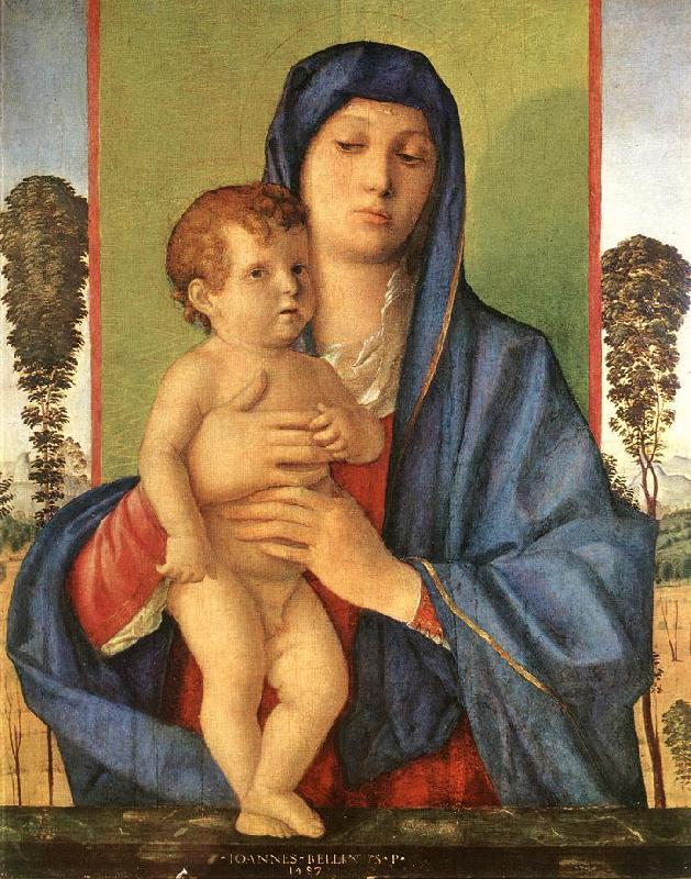 BELLINI, Giovanni Madonna degli Alberetti  25 Sweden oil painting art